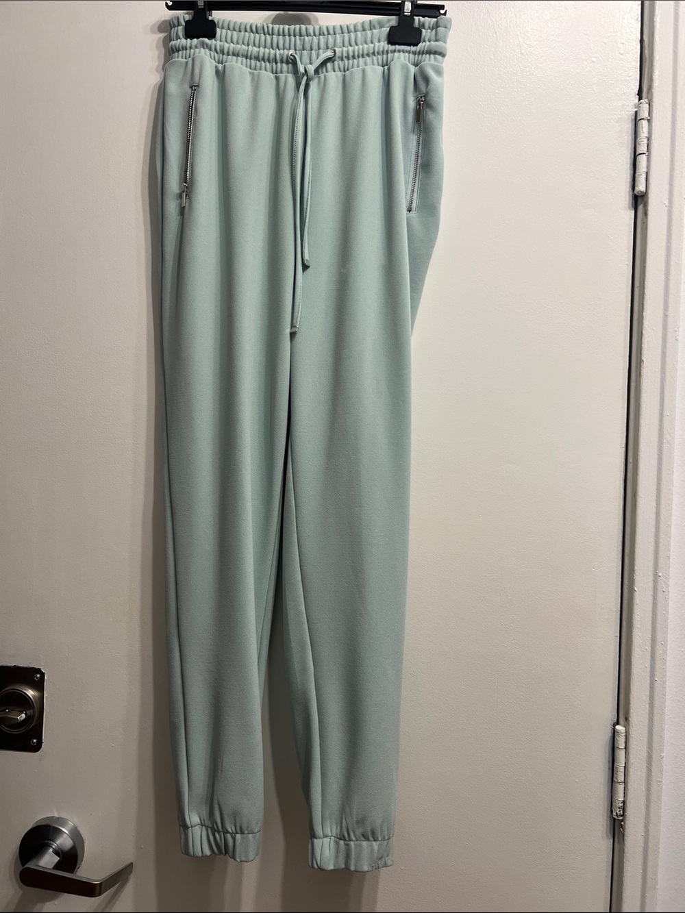 WoMen's Jogger Pants in Light Mint - Casual Drawstring Trousers